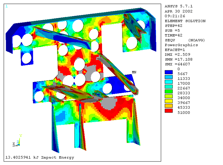 Large fabricated plate structure